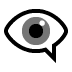 👁️‍🗨️ eye in speech bubble display on Windows